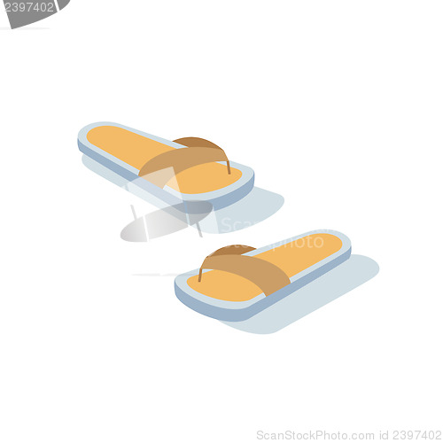 Image of beach slippers