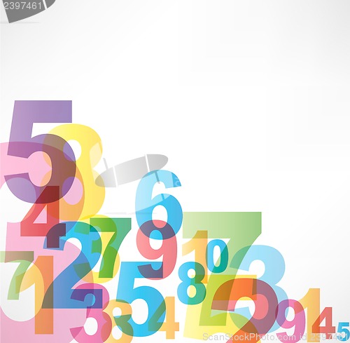 Image of Numbers Background