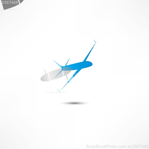 Image of Flying airplane