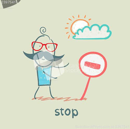 Image of stop