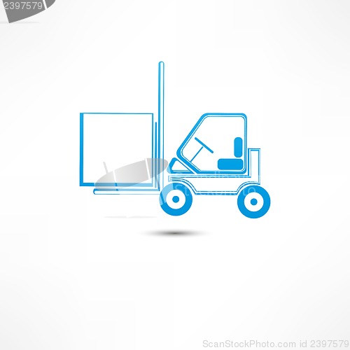 Image of Forklift truck icon