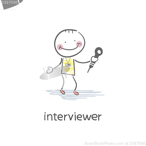 Image of Interview. Illustration.