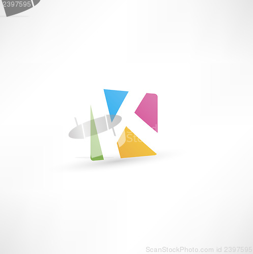 Image of Abstract icon based on the letter