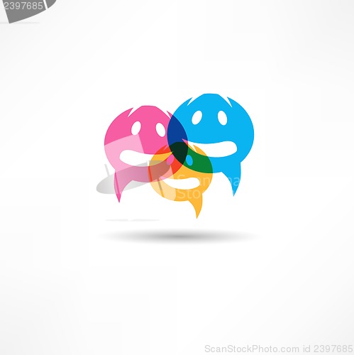 Image of Dialog speech bubbles.