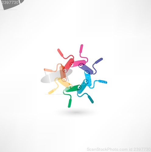 Image of paint roller symbol