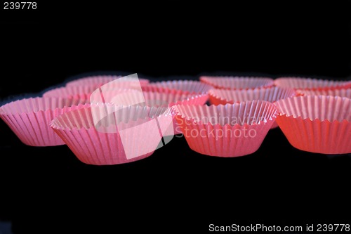 Image of pink cupcake liners