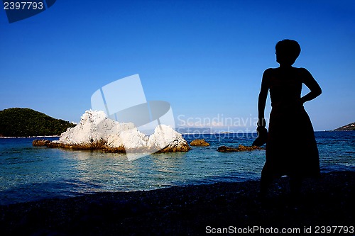 Image of Lady on the beach