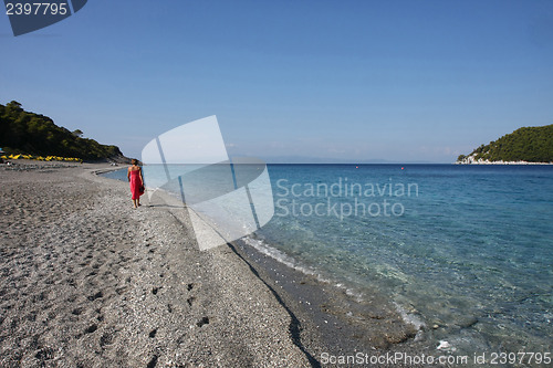 Image of Lady on the beach