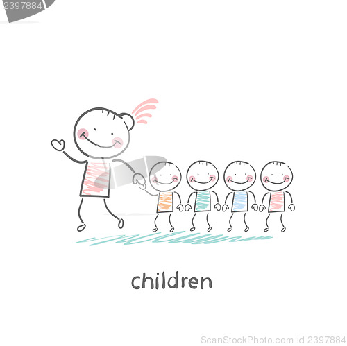 Image of Children and adults