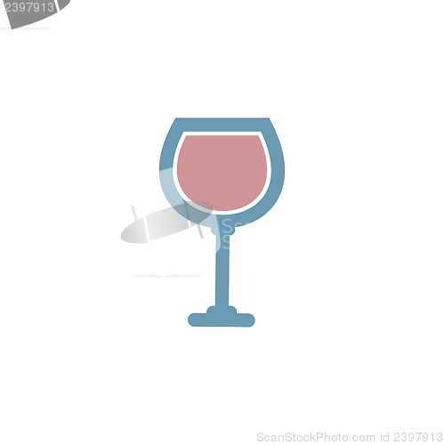 Image of Stylized wine glass