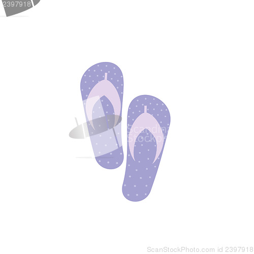 Image of beach slippers