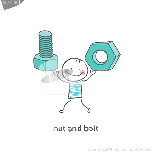 Image of Nut and bolt