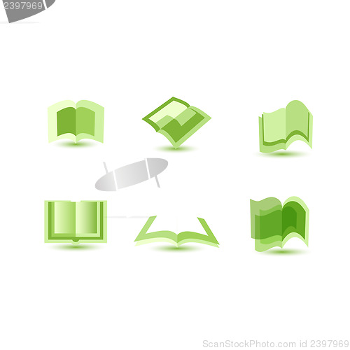 Image of illustration of book icons