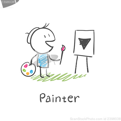 Image of Painter artist