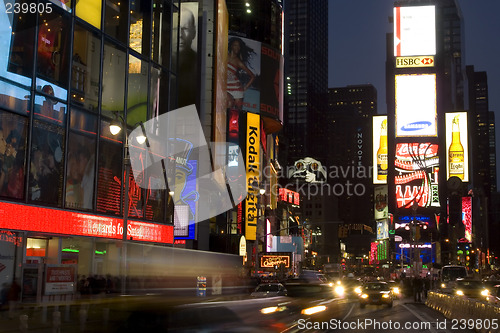 Image of NYC lights on Times Square