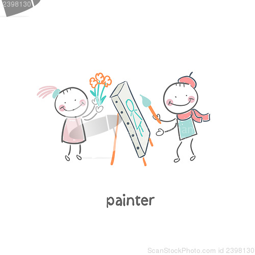 Image of Artist painter