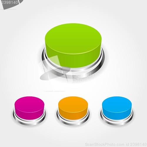 Image of Vector  buttons.