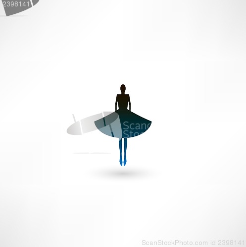 Image of ballerina symbol