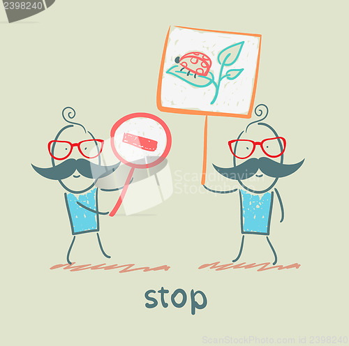 Image of stop