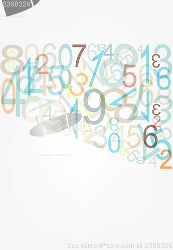 Image of number background
