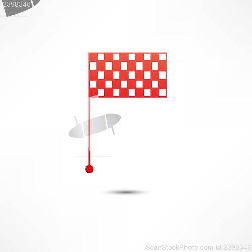 Image of racing flags icon