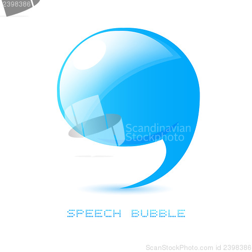 Image of abstract talking bubble