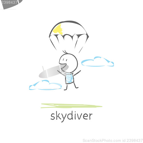 Image of skydiver