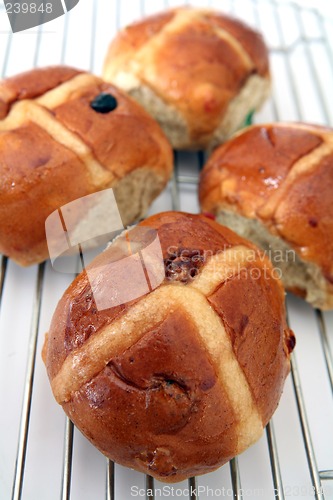 Image of Buns on rack