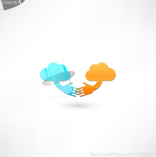 Image of Cloud computing icon
