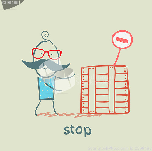 Image of stop