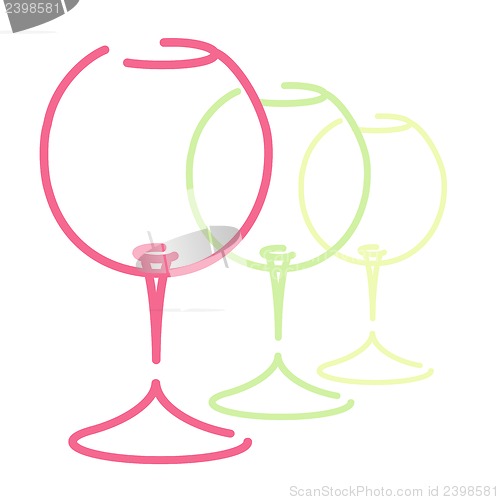 Image of Wine glasses