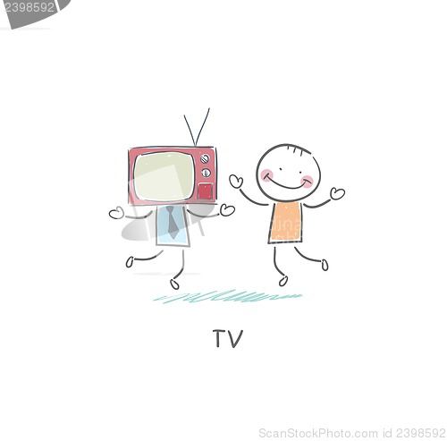 Image of TV - friend.