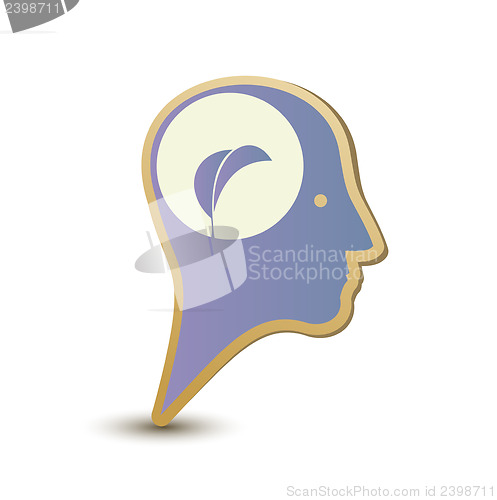 Image of Eco man. Label sticker