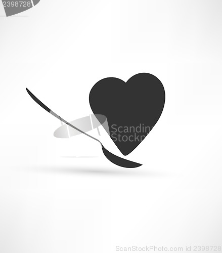 Image of Spoon and heart icon
