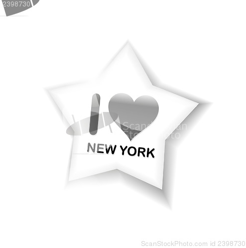 Image of I love new york sign