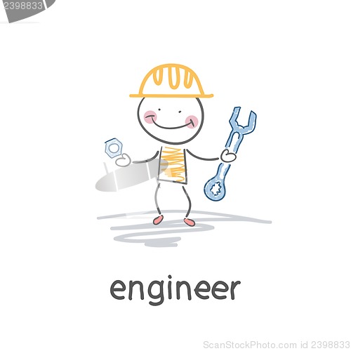 Image of Engineer. Illustration