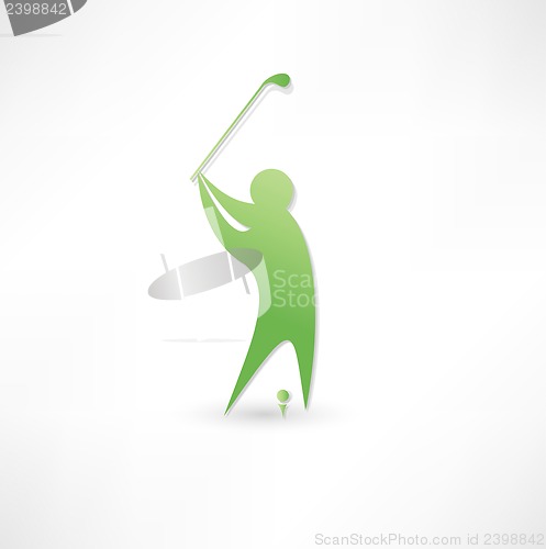 Image of Golfer icon.