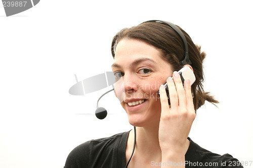 Image of Call centre assistant