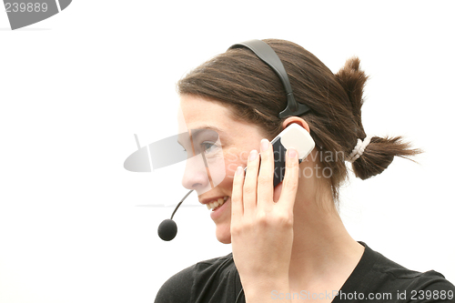 Image of Call centre assistant