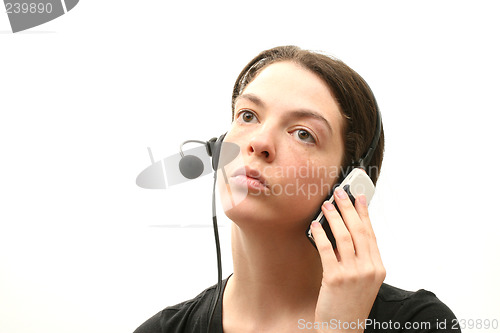 Image of Call centre assistant