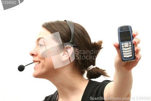 Image of Call centre assistant