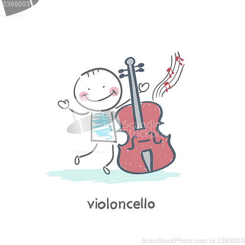 Image of Man and cello