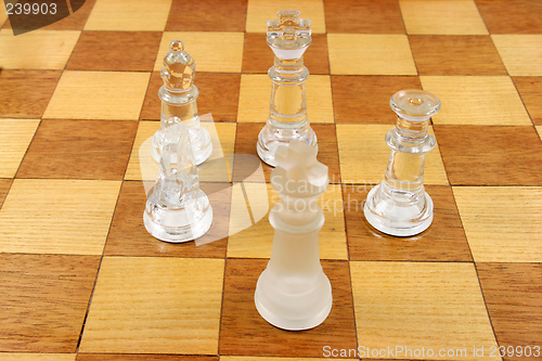 Image of Chess Game - 5 Chess Pieces