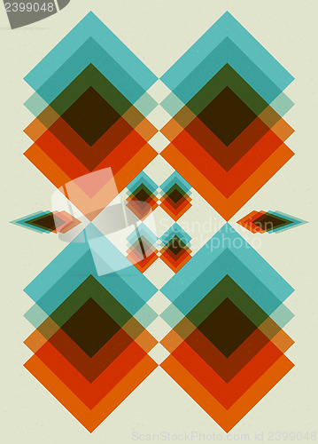 Image of Retro pattern.  Book cover. Background design