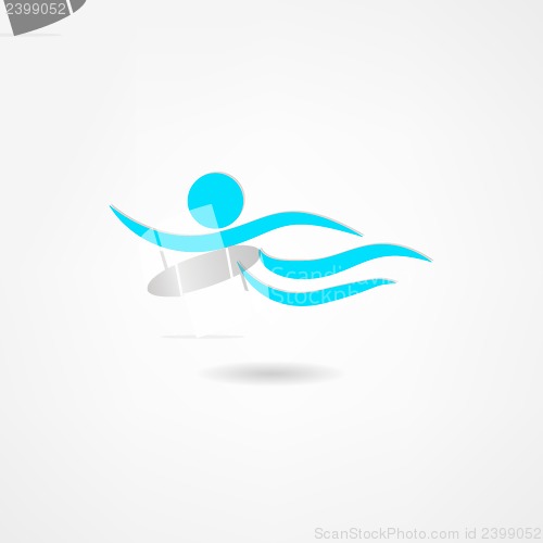Image of Flying man icon