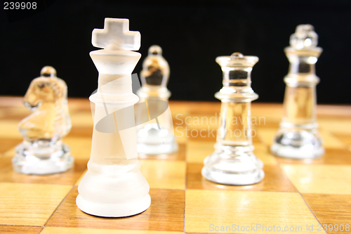 Image of Chess Game -  Focus on the King