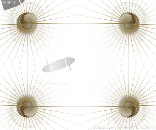 Image of Border/Business Graphic - Gold Balls