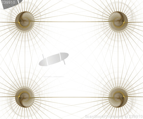 Image of Border/Business Graphic - Gold Balls