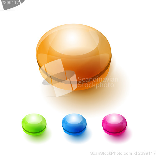 Image of Vector buttons.