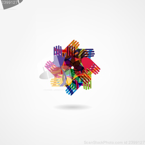 Image of hands icon